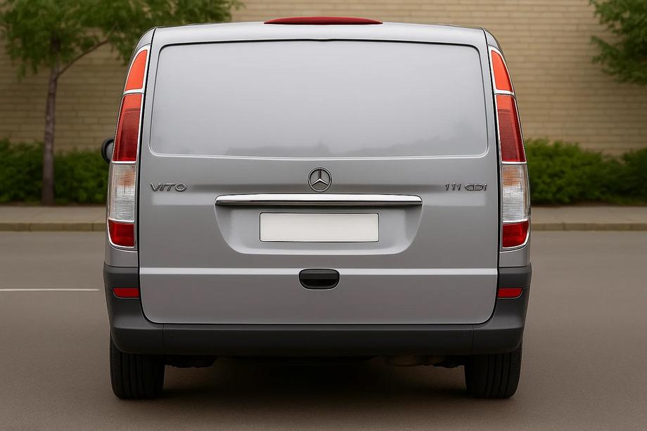 Mercedes Vito W639 2004-2014 Caches Feux Arrière Chromés (2 pcs, Acier Inoxydable) Image
