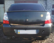 Dacia Logan I 2005-2008 Baguette bord inférieur couvercle de coffre (inox) photo 5