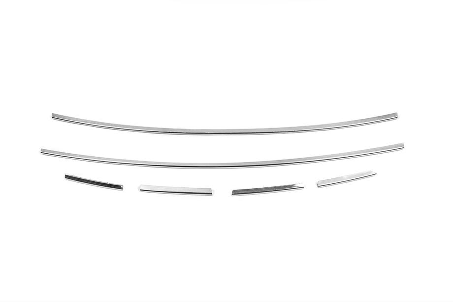 Skoda Octavia II A5 2010-2013 Baguettes inox pour calandre de pare-chocs Image