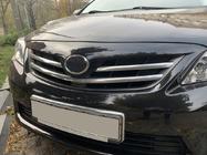 Toyota Corolla 2007-2013 Couvre-calandre chromés (2010-2013, 3 pcs, acier inoxydable) photo 5