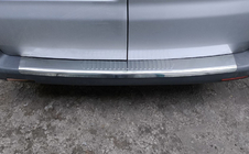 Volkswagen T5 2010-2015 Protection de pare-chocs arrière avec rebord (Carmos V1, acier inoxydable) photo 5