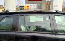 Opel Zafira B 2005–2011 Barres de toit en aluminium (Caravan, chrome) photo 6