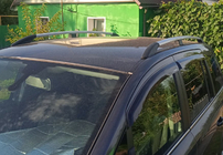 Opel Zafira B 2005–2011 Barres de toit en aluminium (Caravan, chrome) photo 1