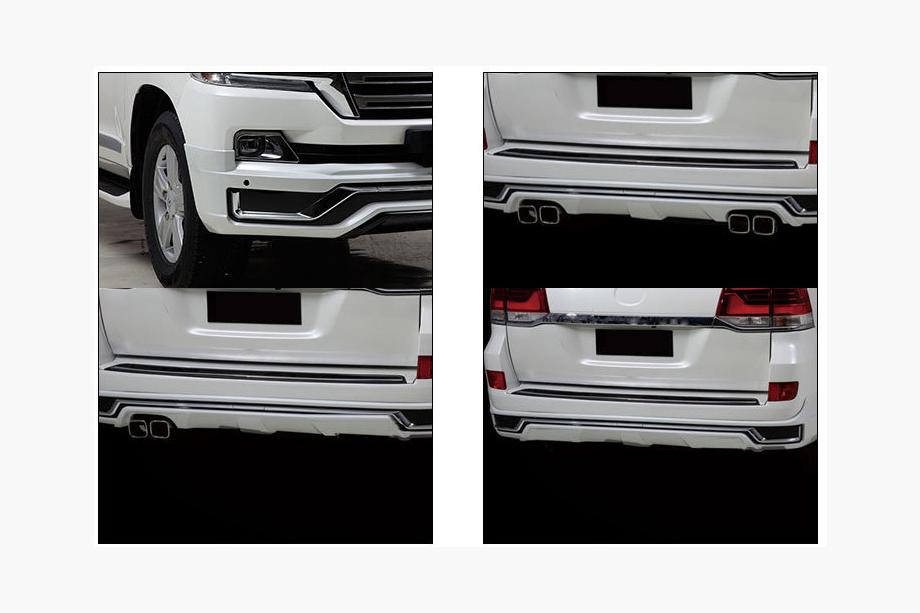 Toyota Land Cruiser 200 2007-2021 Kit carrosserie 2016↗ (Modelista V3) Noir Photo 6