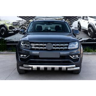 Pare-buffle Avant F3-08.7 (Inox) Volkswagen Amarok 2010-2022 photo 1