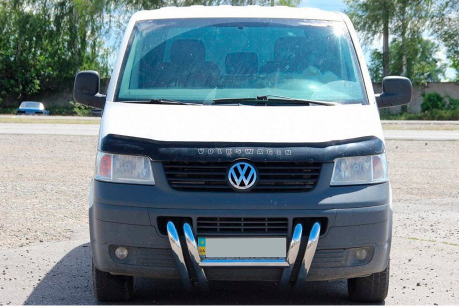 Volkswagen T5 Transporter 2003-2010 Pare-buffle ST006-03 Calandre (Inox) Photo 8