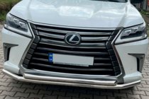 Lexus LX570/450d 2008-2022 Pare-buffle Avant ST014 (2015+, Inox) photo 4