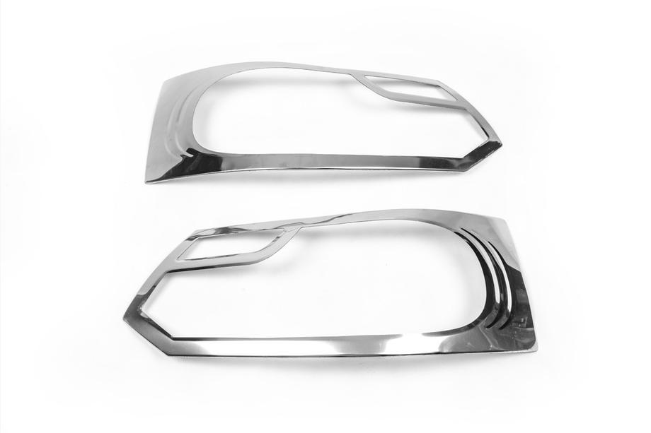 Volkswagen T5 2010-2015 Couvre-phares Chromés (2 pcs, Acier Inoxydable) Photo 4