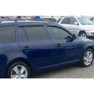Déflecteurs de Vitres SW (4 pcs, HIC) Skoda Octavia II A5 2006-2010 photo 2