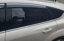 Ford Focus III 2011-2017 Déflecteurs de vitres avec moulure chromée Niken (SD/HB, 4 pcs) photo 5