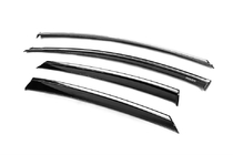 Ford Focus III 2011-2017 Déflecteurs de vitres avec moulure chromée Niken (SD/HB, 4 pcs) photo 2