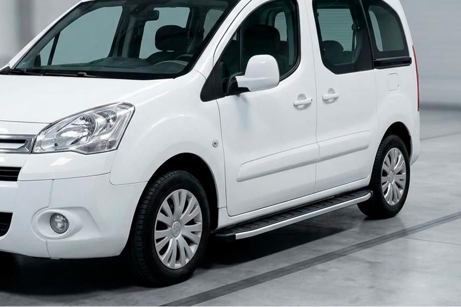 Peugeot Partner Tepee 2008-2018 Marchepieds latéraux Fullmond (2 pcs, aluminium) Image