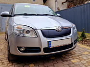 Skoda Fabia 2007-2014 Cache calandre hiver (2007-2010, supérieur) Brillant photo 5