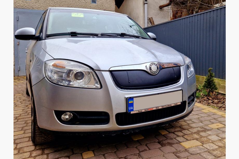 Skoda Fabia 2007-2014 Cache calandre hiver (2007-2010, supérieur) Mat Photo 5