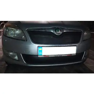 Cache calandre hiver (2011-2014, supérieur) Skoda Fabia 2007-2014 photo 2