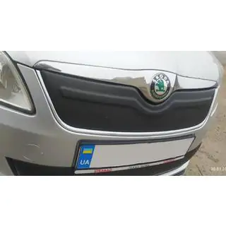 Cache calandre hiver (2011-2014, supérieur) Skoda Fabia 2007-2014 photo 1