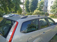 Ford Focus II 2005-2008 Barres de toit en aluminium (Caravan, chrome) photo 5