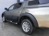 Mitsubishi L200 2015-2024 Baguettes de porte OmsaLine (ABS) photo 2