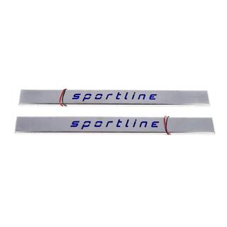 Seuils de porte LED courts (2 pcs, inox) photo 3