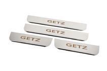 Hyundai Getz 2002- Seuils de porte Carmos (4 pcs, inox) photo 2