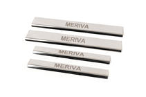 Opel Meriva 2002-2010 Seuils de porte Carmos (4 pcs, inox) photo 1