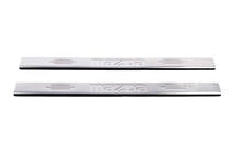Mazda 2 2003-2007 Cache Seuil de Porte Carmos (Inox) V-1 4 Seuils de Porte V-1 photo 2