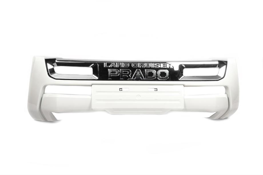 Toyota Land Cruiser Prado 150 2009-2023 Lame de pare-chocs avant MiddleEast (2017-) Noir Image