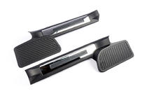 Toyota Land Cruiser 200 2007-2021 Seuils de porte en plastique avec eclairage (noir) photo 6