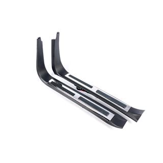 Seuils de porte en plastique avec eclairage (noir) Toyota Land Cruiser 200 2007-2021 photo 2