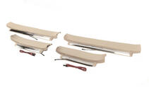 Toyota Land Cruiser Prado 150 2009-2023 Seuils de porte éclairés (beige) photo 2