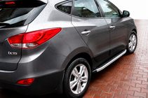 Hyundai IX-35 2010-2015 Marchepieds latéraux Fullmond (2 pcs, aluminium) photo 1