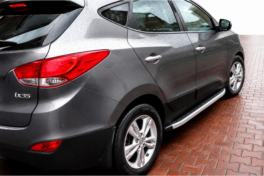 Hyundai IX-35 2010-2015 Marchepieds latéraux Fullmond (2 pcs, aluminium) Image