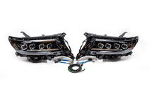 Toyota Land Cruiser Prado 150 2009-2023 Phares avant Lexus-Design 4-LED V1 (2017+, 2 pcs) photo 5