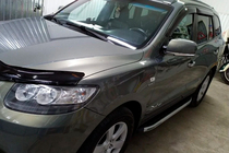 Hyundai Santa Fe 2 2006-2012 Marchepieds Latéraux Fullmond (2 pcs, aluminium) photo 9