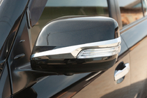 Toyota Land Cruiser Prado 150 2009-2023 Coques de rétroviseurs (2 pcs, chrome) photo 1