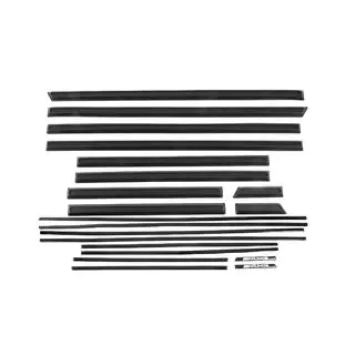 Baguettes de porte noires préassemblées (design 2019)