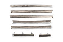 Toyota Land Cruiser 200 2007-2021 Inserts en bois pour portes (bois foncé) photo 1