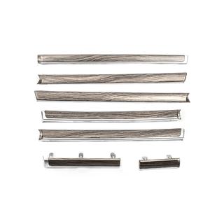 Inserts en bois pour portes (bois foncé) Toyota Land Cruiser 200 2007-2021 photo 1