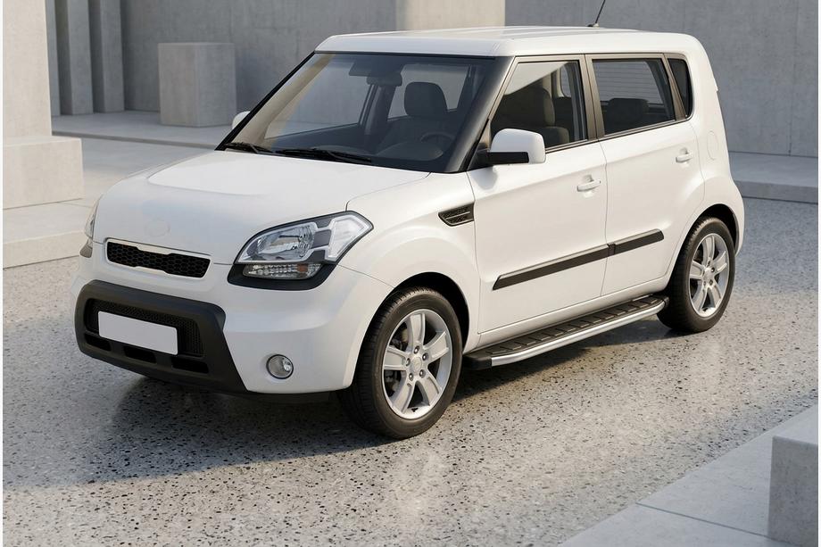 Kia Soul I 2008-2013 Marchepieds Latéraux Fullmond (2 pcs, aluminium) Image