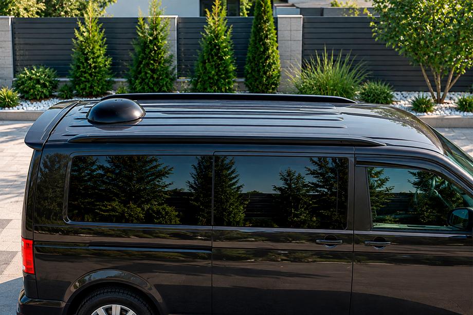 Volkswagen T6 2015-2024 Barres de toit style Multivan (apprêtées pour peinture) Image
