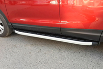 Nissan Qashqai 2010-2014 Marchepieds latéraux Fullmond (2 pcs, aluminium) photo 2