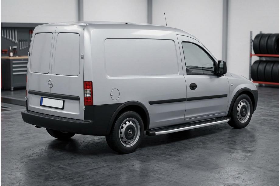Opel Combo 2002–2012 Marchepieds latéraux Fullmond (2 pcs, aluminium) Image
