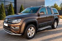 Volkswagen Amarok 2010-2022 Marchepieds Latéraux Allmond Grey (2 pcs, Aluminium) photo 2