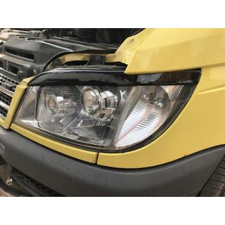 Paupières de phares (noir, ABS, 2000-2006) Mercedes Sprinter W901/902/903/904/905 1995–2006 photo 3