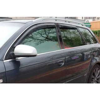 Déflecteurs d’air de vitres (Avant, 4 pcs, HIC) Audi A4 B6 2000-2004 photo 1
