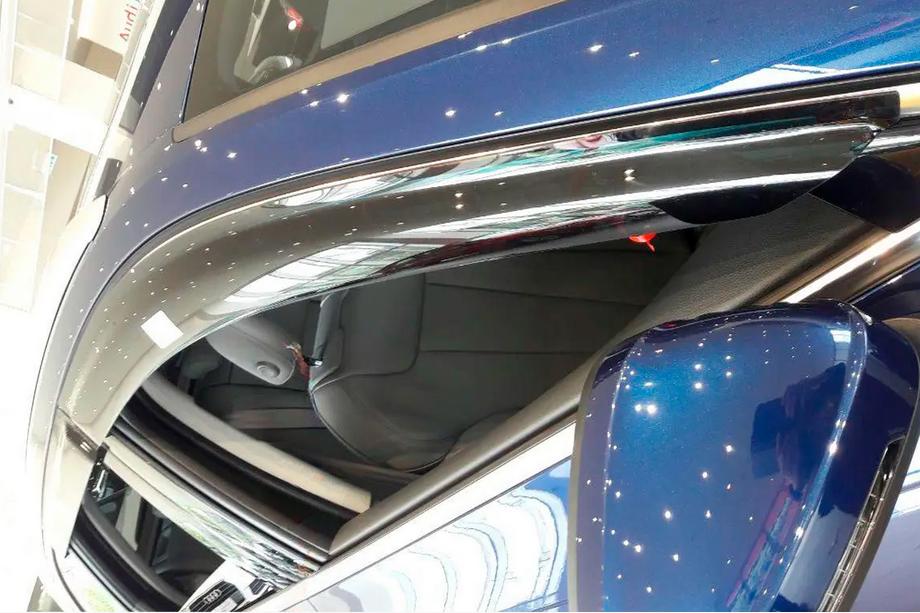 Audi A4 B9 2015-2024 Déflecteurs d’air de vitres (Avant, 4 pcs, HIC) Image