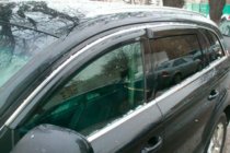 Audi Q7 2005-2015 Déflecteurs de vitres avec moulure chromée (4 pcs, HIC) photo 1