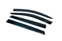 Audi Q7 2015–2026 Déflecteurs de vitres avec moulure chromée (4 pcs, HIC) photo 6