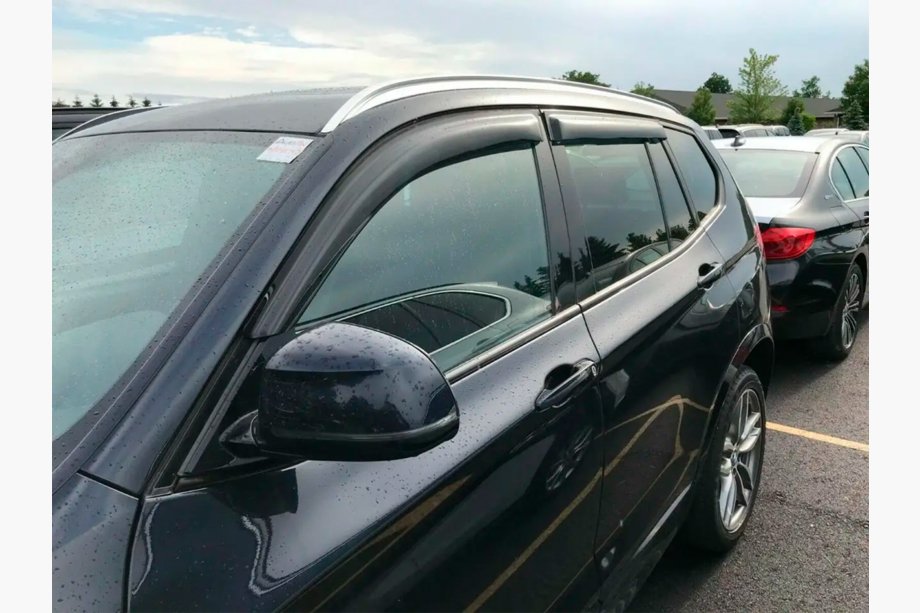 BMW X3 F25 2011-2018 Déflecteurs de Fenêtre (4 pcs, HIC) Image