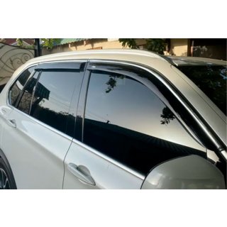 Déflecteurs de vitres avec moulure chromée (4 pcs, HIC) BMW X5 F15 2013-2018 photo 1